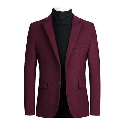 Men's Retro Solid Color Blazer 91179095X