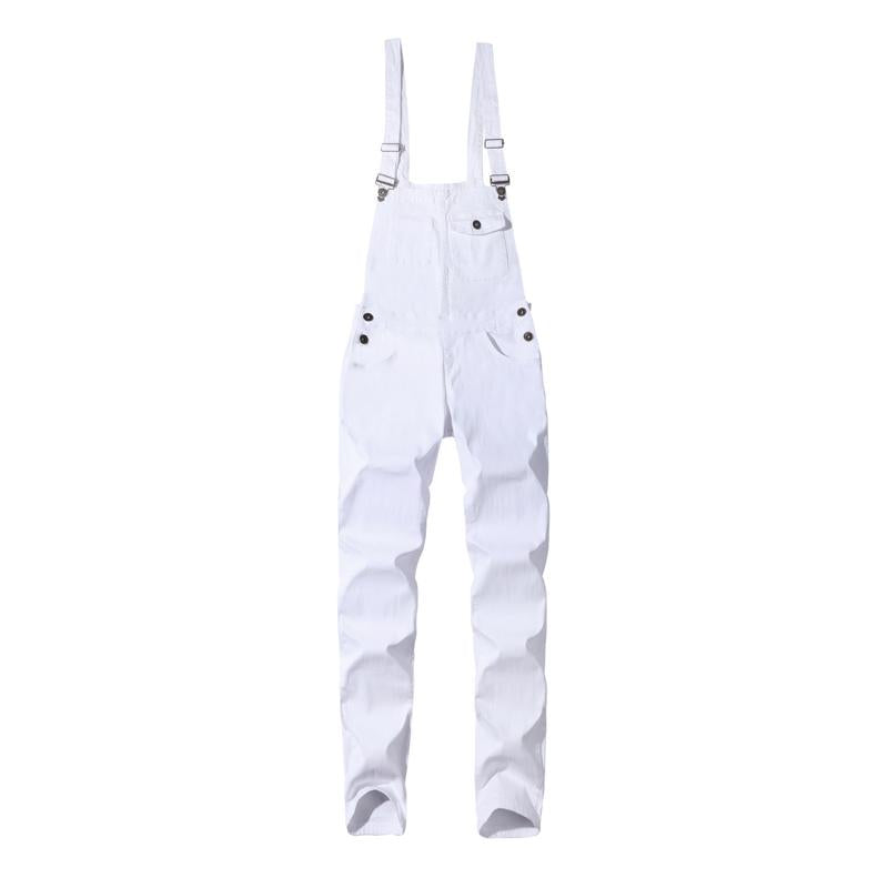 Men's Solid Color Slimming Jumpsuit 87488057X