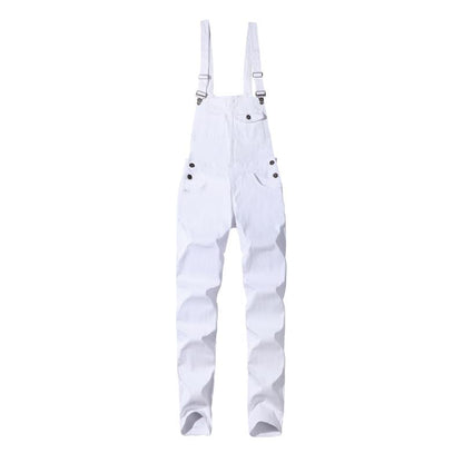 Men's Solid Color Slimming Jumpsuit 87488057X