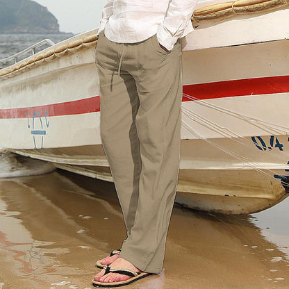 Men's Casual Solid Color Pants 84660129Y