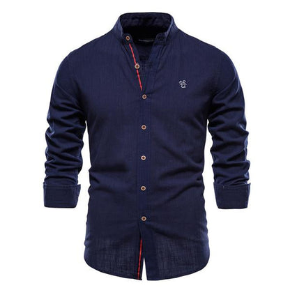 MEN'S COTTON LINEN SHIRT  93795703X