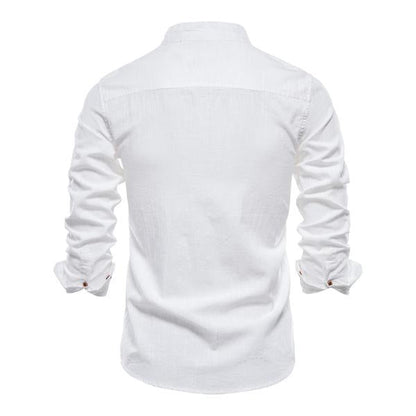 MEN'S COTTON LINEN SHIRT  93795703X