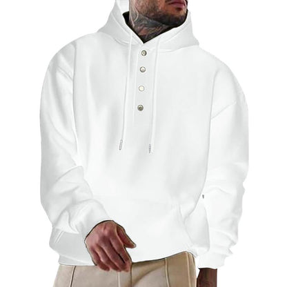 Men's Loose Casual Fleece Pocket Men's Hoodie 64196018X
