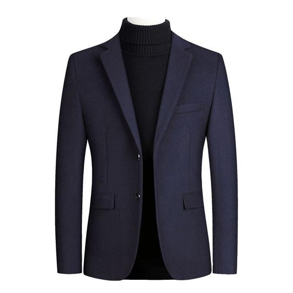 Men's Retro Solid Color Blazer 91179095X
