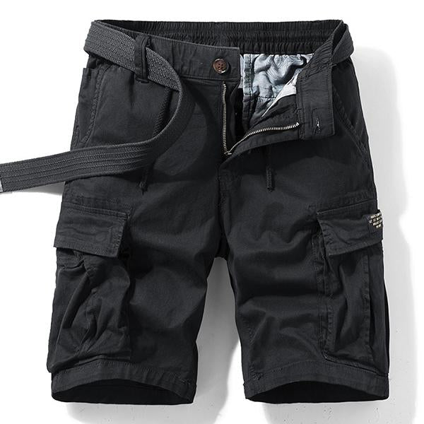 MEN'S MULTI-POCKET CARGO SHORTS (BELT EXCLUDED) 13822964M