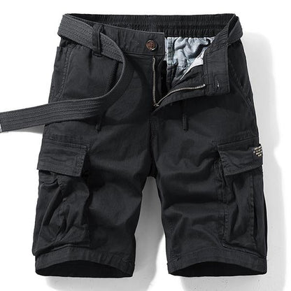 MEN'S MULTI-POCKET CARGO SHORTS (BELT EXCLUDED) 13822964M