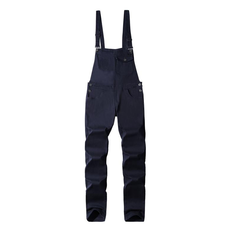 Men's Solid Color Slimming Jumpsuit 87488057X