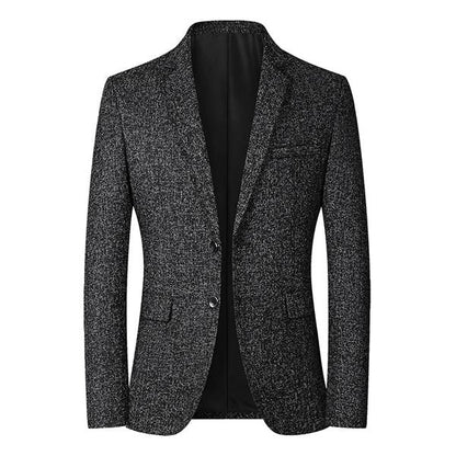 Men's Lapel Solid Color Casual Blazer 99077170M