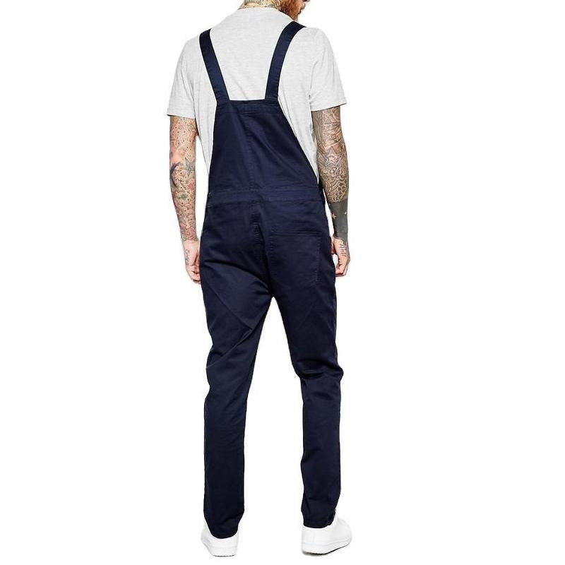 Men's Solid Color Slimming Jumpsuit 87488057X