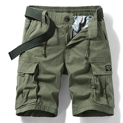 MEN'S MULTI-POCKET CARGO SHORTS (BELT EXCLUDED) 13822964M