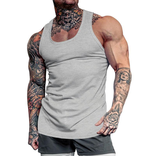 Men's Solid Color Sports Tank Top 18966384X