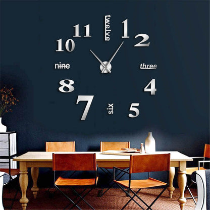 Large 3D DIY Wall Clock