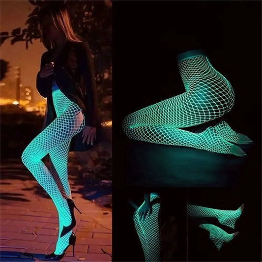 Luminous Fishnet Stockings