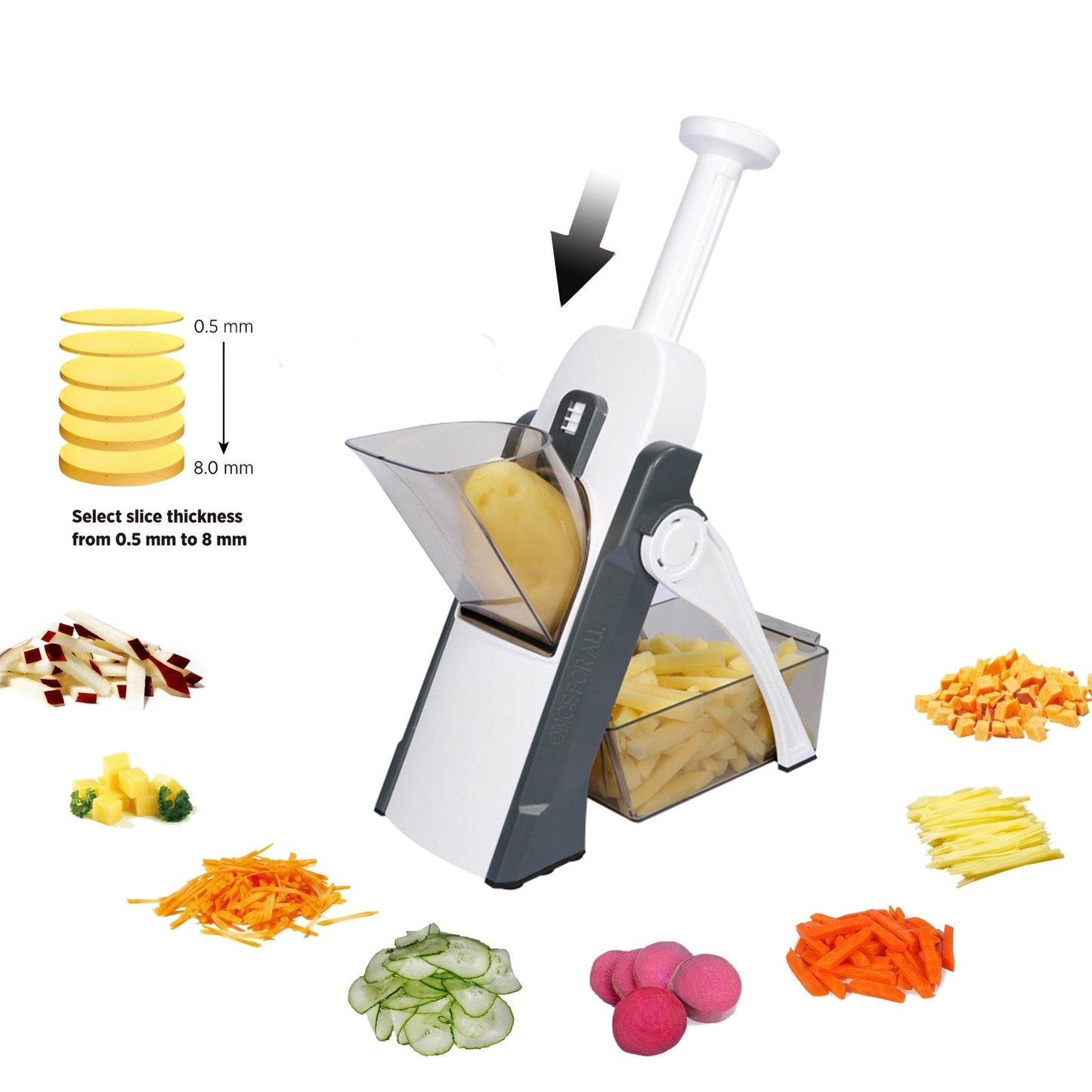 Multifunctional Safe Vegetable Slicer
