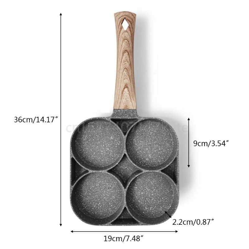 Non Stick 4-Egg Frying Pan