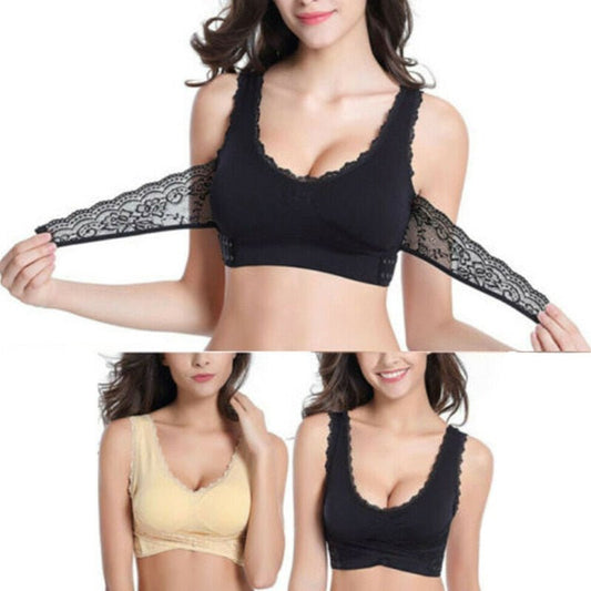 (1+1 Free ) Non Wire Tourmaline Bra With Push-Up Adjustment