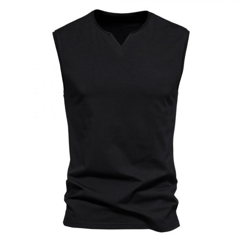Men's Solid V Neck Tank Top 41491135Z
