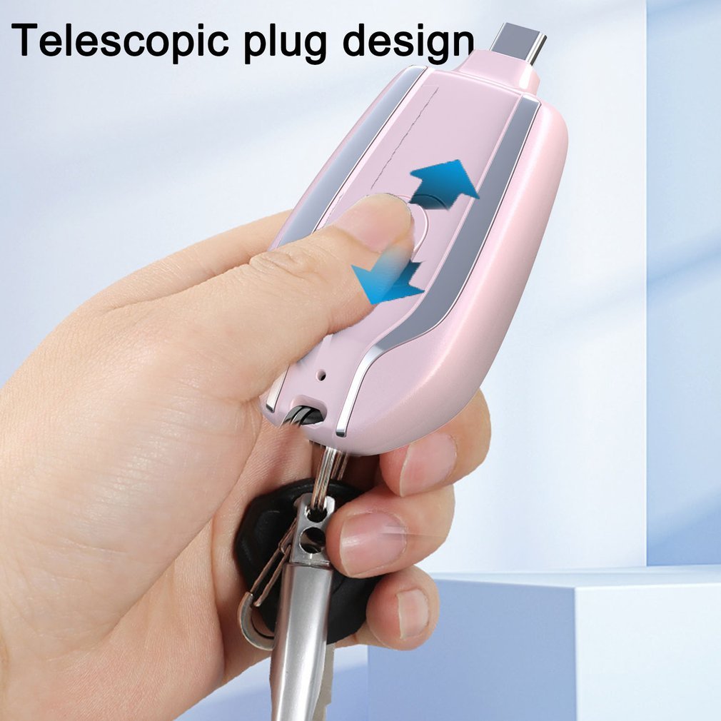 Power Banks Portable Type-C Keychain