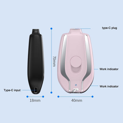 Power Banks Portable Type-C Keychain