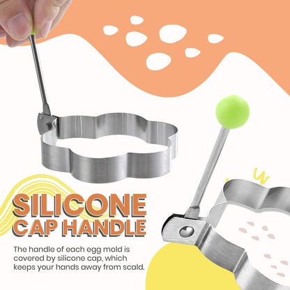 Set Stainless Steel Egg Shaper
