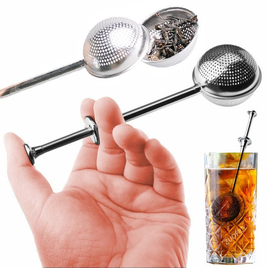Stainless Steel Long-Handle Tea Filter