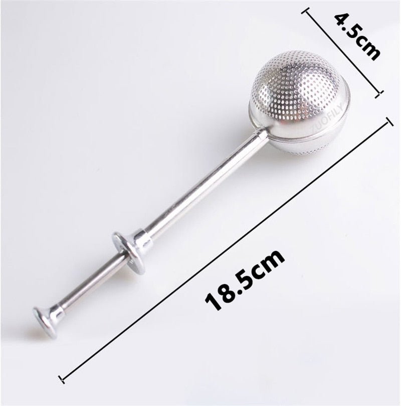 Stainless Steel Long-Handle Tea Filter
