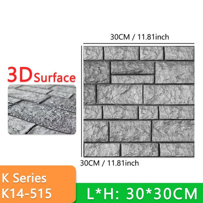 (PACK 5+5 FREE) Stick-On 3D Wall Tiles