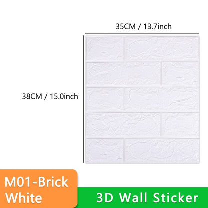 (PACK 5+5 FREE) Stick-On 3D Wall Tiles