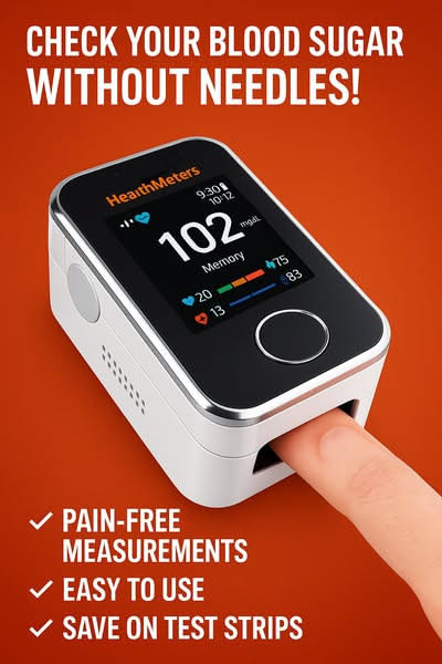 NEW 2.0 Non-Invasive Blood Glucose Monitor DE LUXE