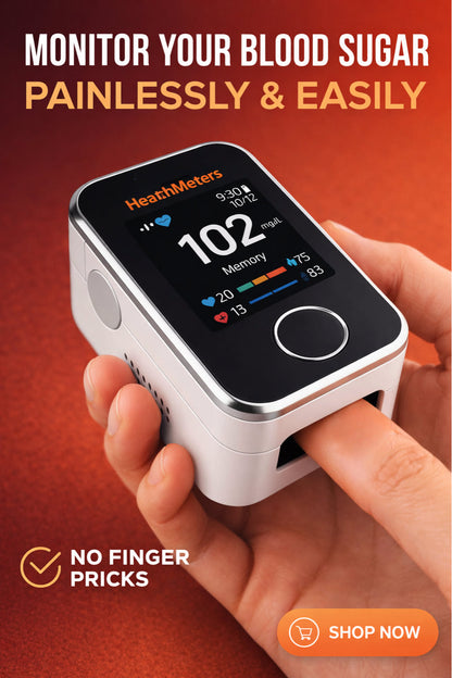 NEW 2.0 Non-Invasive Blood Glucose Monitor DE LUXE